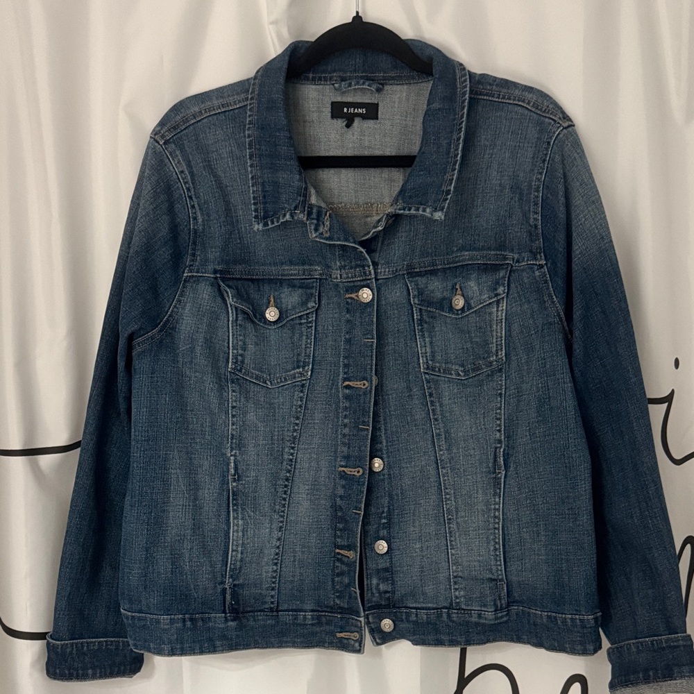 Blue Denim Jacket 2X